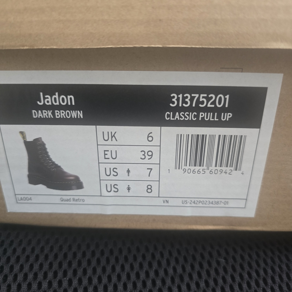 Dr. Martens Brown Leather Boots - Picture 2 of 7